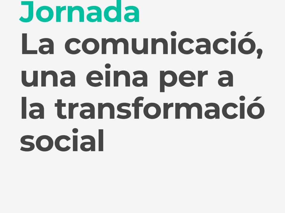 Jornada Comunicació - Escola de ciutadania
