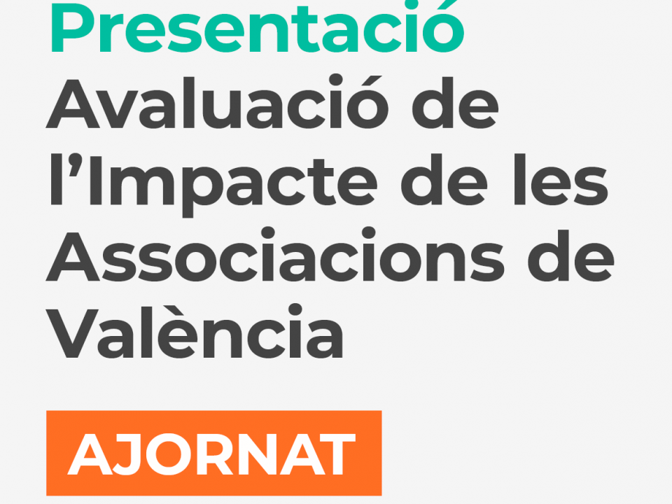 Avaluació Impacte València - Ajornat