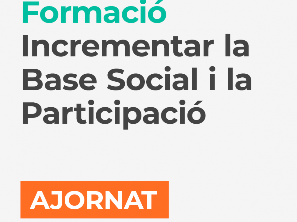 Incrementar Base Social - Ajornat