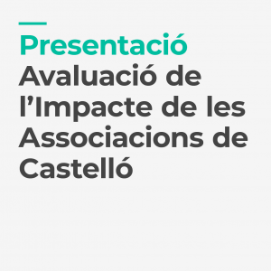 Presentació Avaluació Impacte Associacions Castelló