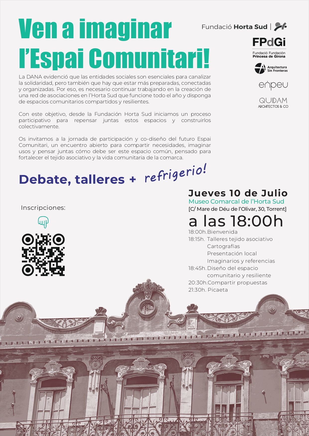 Espacios Comunitarios cartel Espacios Comunitarios cartel