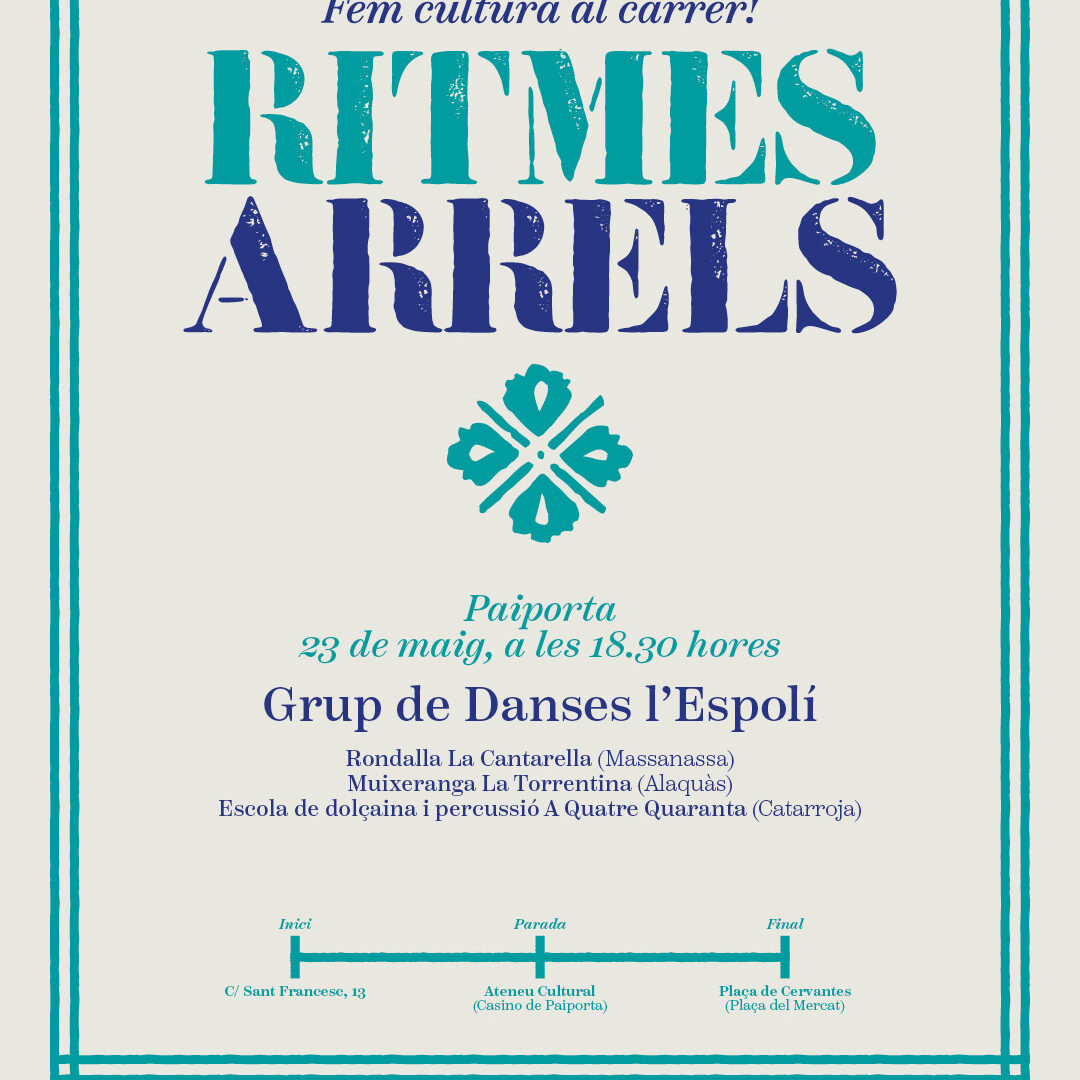 Cartell Paiporta Ritmes Arrels